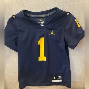 4T Jordan Michigan Jersey #1 like new.
